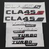 FFYE5 For Mercedes Benz CLA 45 S AMG C117 C118 CLA45S TURBO Car Trunk Badge Emblem Logo Sticker Letters Auto Accessories