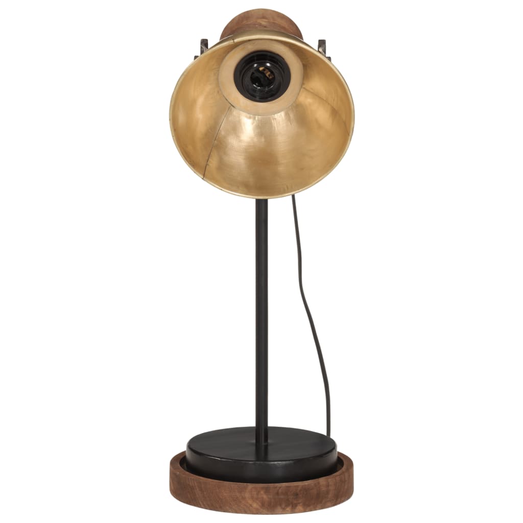 Desk Lamp 25 W Antique Brass Finish 17 x 17 x 50 cm E27 Socket