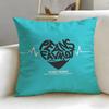 classic theme love letters Cushion Cover Soft & Easy-Wash Pillow Case – Versatile for Couch, Bed, Travel and Office