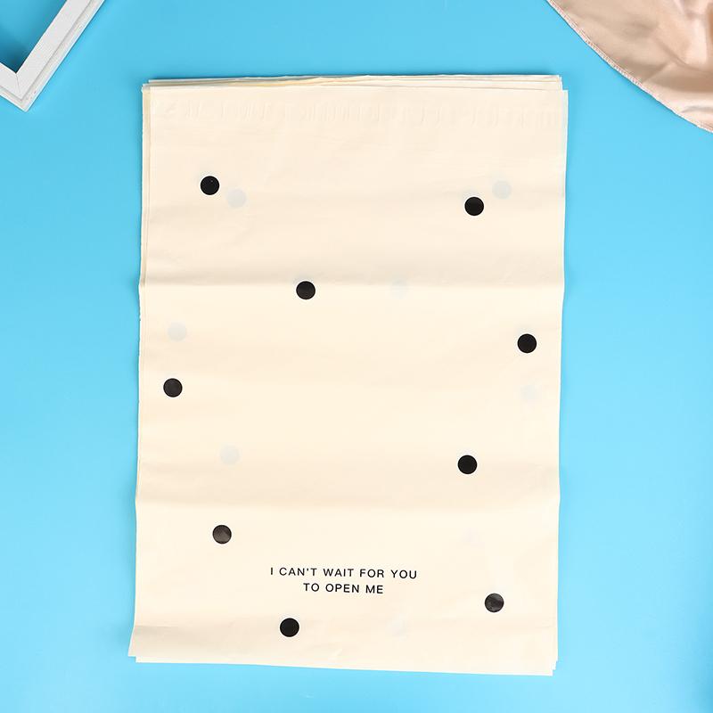 10 шт./лот Упаковочные пакеты с бантом Водонепроницаемый логистический пакет для одежды Почтовый пакет Заказной пластиковый почтовый пакет для доставки