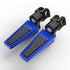 For Kawasaki Z650 Anniversary Z650RS Z1000SX ZX-6R ZX-9R Motorcycle Front Footrest Adjustable Foot Pegs Rotatable Foot Pegs Rest