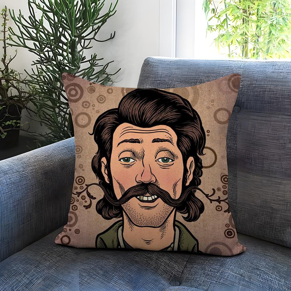 Father J-John MistyS Cushion Cover Comfortable Reversible Pillow Cover Ideal for Car Sofa Bedroom & Beyond