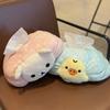 Плюшевая мультяшная коробка для салфеток Rilakkuma, милый держатель для хранения салфеток в горошек, мягкий, для гостиной, спальни, домашнего стола, для семейного использования