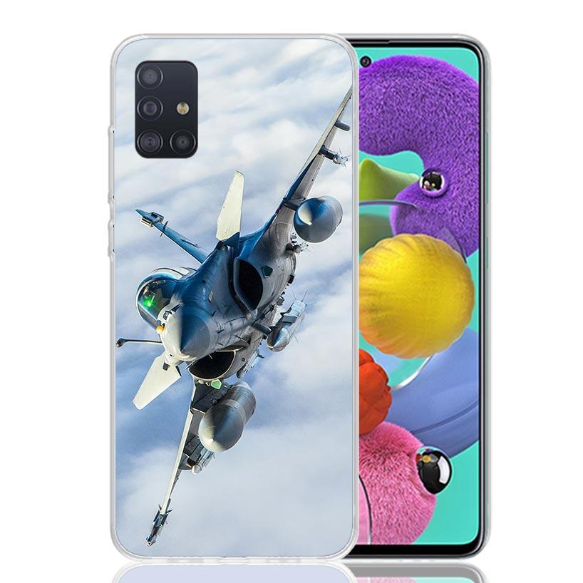 Крутой чехол для телефона с изображением самолета для Samsung Galaxy A52 A32 A22 A12 A02S A50S A30S A51 A31 AA71 Note 20 Ultra 10 S10 Plus Galax