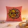 Sunny Face Cartoon Art Cushion Cover Comfortable Durable Pillow Cover MultiScene for Home Office Car Sofa