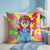 Dr SLUMP AARALE CHAN Cushion Cover Square Pillow Bedroom Sofa Leisure Comfort Living Room Home Decoration X