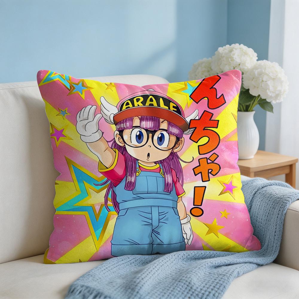 Dr SLUMP AARALE CHAN Cushion Cover Square Pillow Bedroom Sofa Leisure Comfort Living Room Home Decoration X