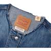 Levis SS24 Летняя Коллекция Однобортная Джинсовая Куртка с Круглым Вырезом Женские куртки Темно-синий 001C1-0001