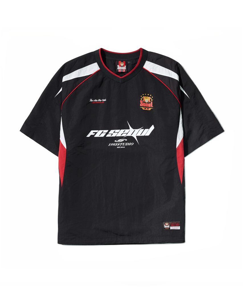 1993STUDIO [Fc Seoul X 1993 Studio] Nylon Cut-Out Color Block Piste_Black