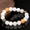 Hongchu Crystal Tian Duobao Colorful Rabbit Hair Round Bead Bracelet Natural Multicolored Rabbit Hair Crystal Bracelet