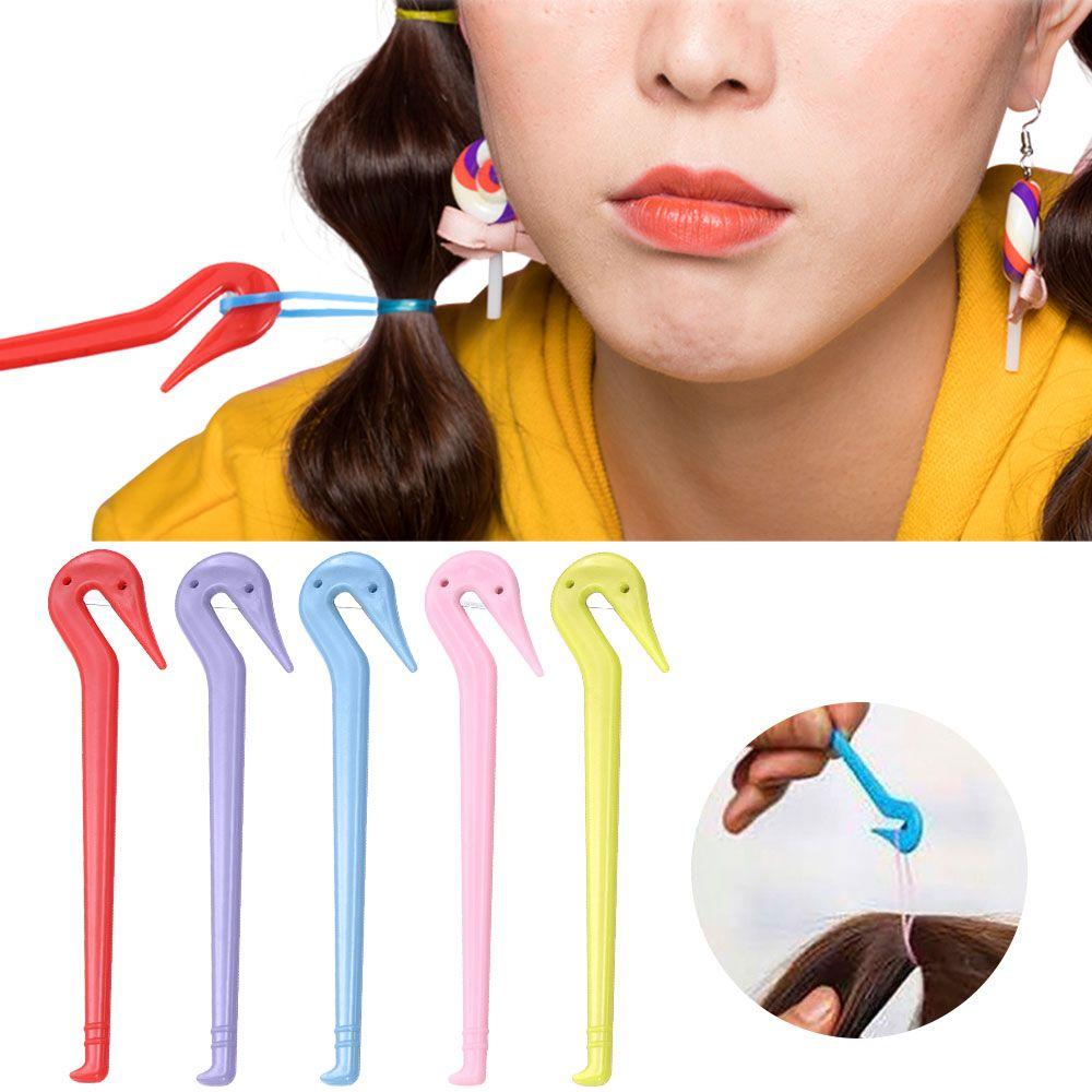 Kids Hair Care Braiders Rubber Band Cutting Hair Bands Rubber Cutter Styling Tool Hair Accessories