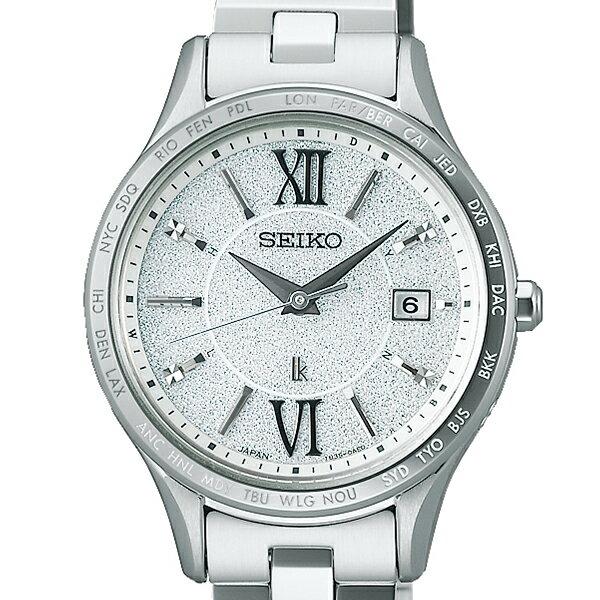 Женские часы Seiko Lukia Standard Collection SSVV081, на солнечной батарее, с радиосинхронизацией, мировым временем, полностью серебристые