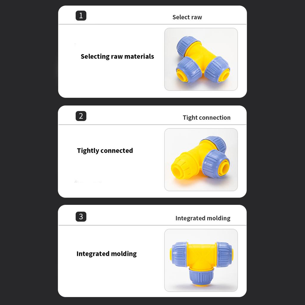Садовый кран Соединитель для шланга Быстросъемный адаптер Фитинг Аксессуары Легкая установка Соединитель для трубы 16 мм