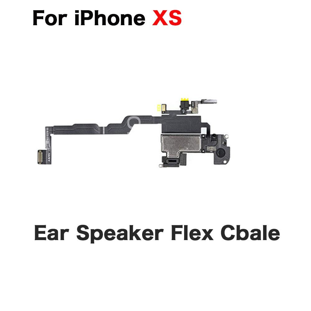 Ear Speaker , Top Bottom Loud Speaker Replacement For iPhone X XR XS 11 Pro Max Earpiece With Flex Cable NO Face ID