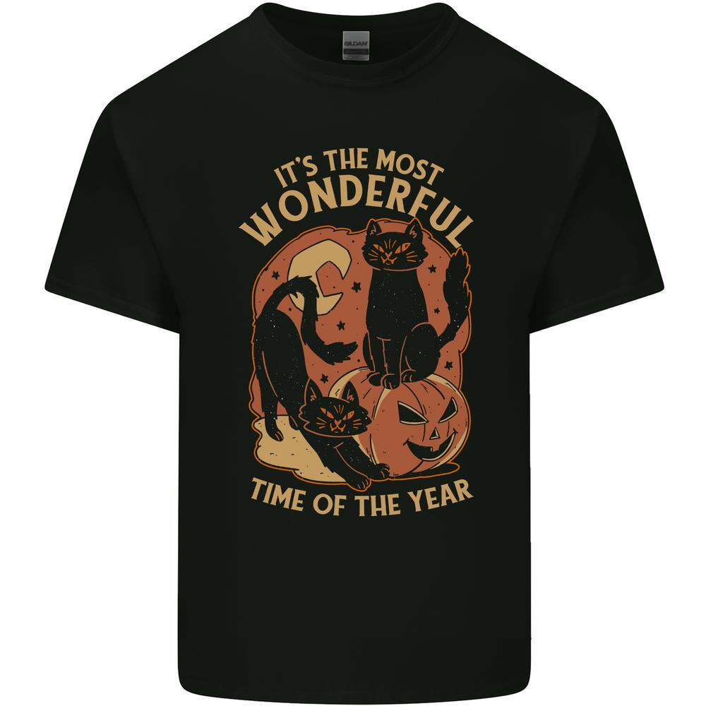 Halloween Cats Wonderful Time of the Year Kids T-shirt Childrens
