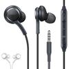 Type C Wired Earphone For Samsung Galaxy S23 S21 S22 Ultra Plus 3.5 Mm Earbuds Headphones For A54 A34 A53 Accessories
