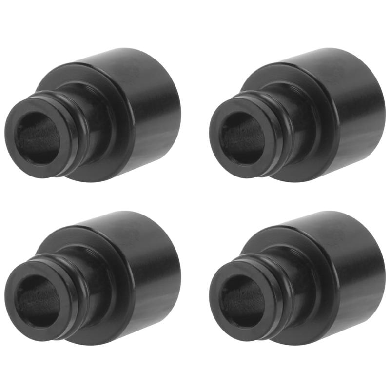 #561U Fuel Injector Adapters Hat Fuel Nozzle Spacers Extenders Car Top Cap Accessories for B16 B18 D16Z D16Y (black)