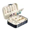 2022 Portable Jewelry Box Jewelry Organizer Display Travel Jewelry Case Boxes Button Leather Storage Zipper Jewelers Joyero