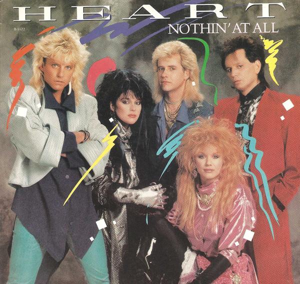 7-дюймовая пластинка HEART Nothin At All B5572 Capitol Records 1986 Канада Рок Б/у