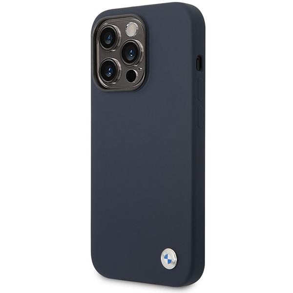 Etui do iPhone 14 Pro Max BMW Silicone MagSafe Granatowe