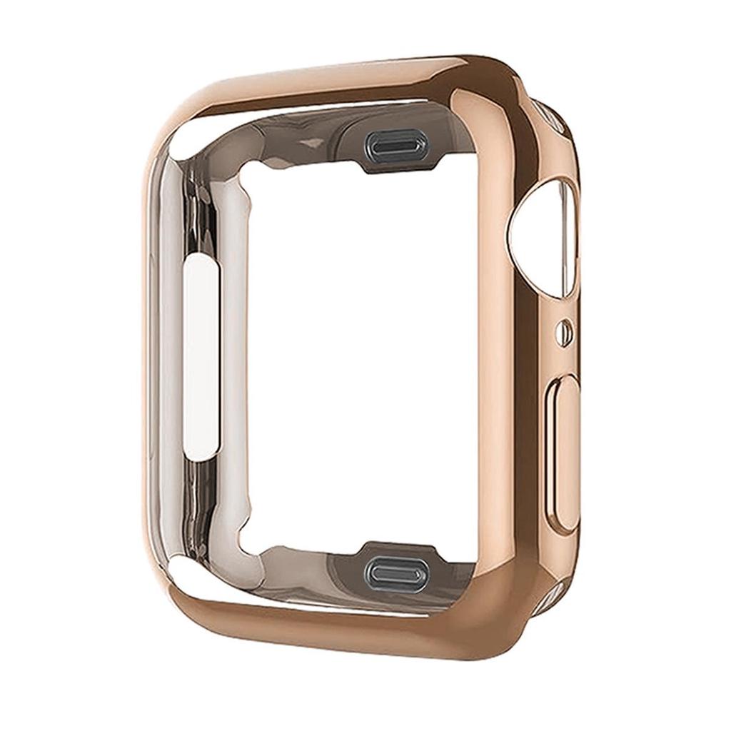 Мягкий защитный чехол с гальваническим покрытием TPU для Apple Watch SE/S10