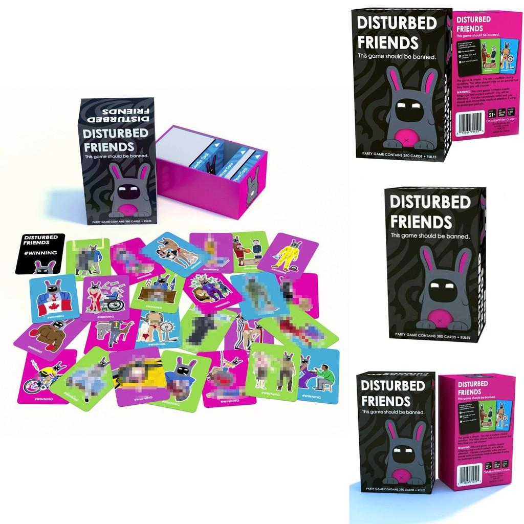 Смущенные друзья Антигуманная карточная игра для взрослых и детей Семейное веселье для вечеринок