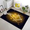 Freemason Masonic Illuminati  Printed Pattern Rug Baby Play Mat Living Room Carpet Decoration Fitness Pet Carpet Tapestry