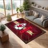 Kansas City Chiefs Crystal Velvet Carpet Soft Anti?Slip Floor Mat Comfortable Home Living Room Bedroom Decor Rug