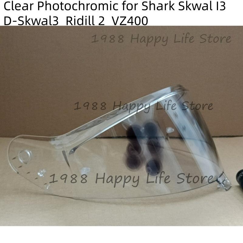 Ветровое стекло для шлема Shark Skwal i3 / D-Skwal3 / Ridill 2 VZ400 Линза Солнцезащитное Стекло Видоискатель Ветровое стекло Аксессуары для мотоцикла