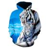 3D Digital Printed Hoodie Casual Pullover Men's Long Sleeved Hoodie