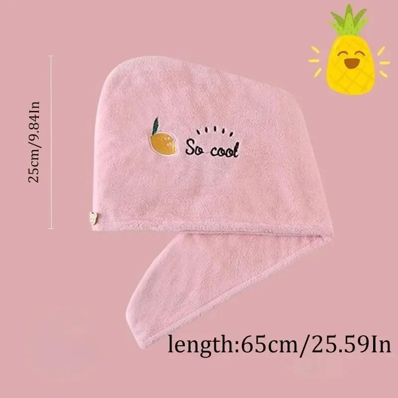 Soft & Absorbent Magic Microfiber Hair Drying Towel - Quick Dry Shower Cap Turban for Women & Girls Normal Hair Typer Amagi