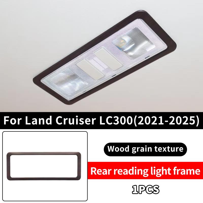 For 2021-2025 Toyota Land Cruiser 300 High Configuration Peach Wood Texture Interior Accessories LC300 Upgraded Modification