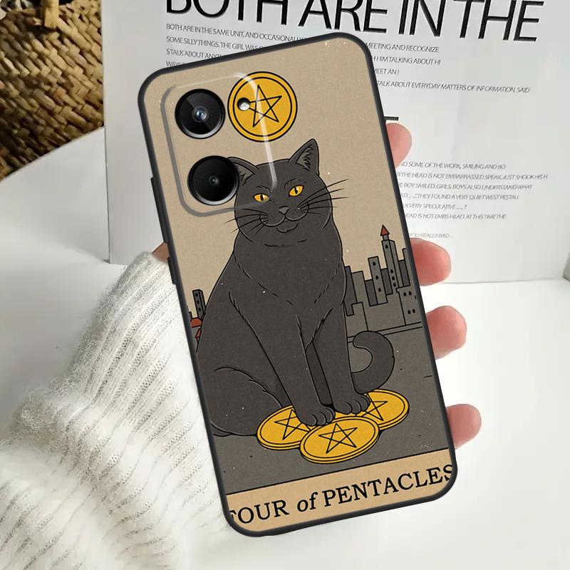 Cats Tarot Witchcraft For Realme 15 10 11 12 13 14 Pro Plus C65 C67 C63 C61 C55 C51 C53 C35 C75 GT6 GT7 Pro Case