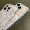 Чехол для телефона IMD для iPhone 11 13 16 Pro Max Чехол для iPhone 13 14 15 Pro Max 12 13 Pro Max 13 Pro 14 Pro Мультяшный милый цветок животное Ударопрочный износостойкий