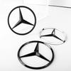 pbfvl2 2025 Hot For Mercedes Benz GLE B/C/E/S C200L GLC5 2mm/58mm Hollow Out Badge ABS Car Emblem Steering Wheel Center Logo Original R