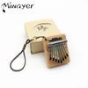 8 Key Kalimba Thumb Piano Square Mini Pocket Calimba Solid Beech Wood C Key