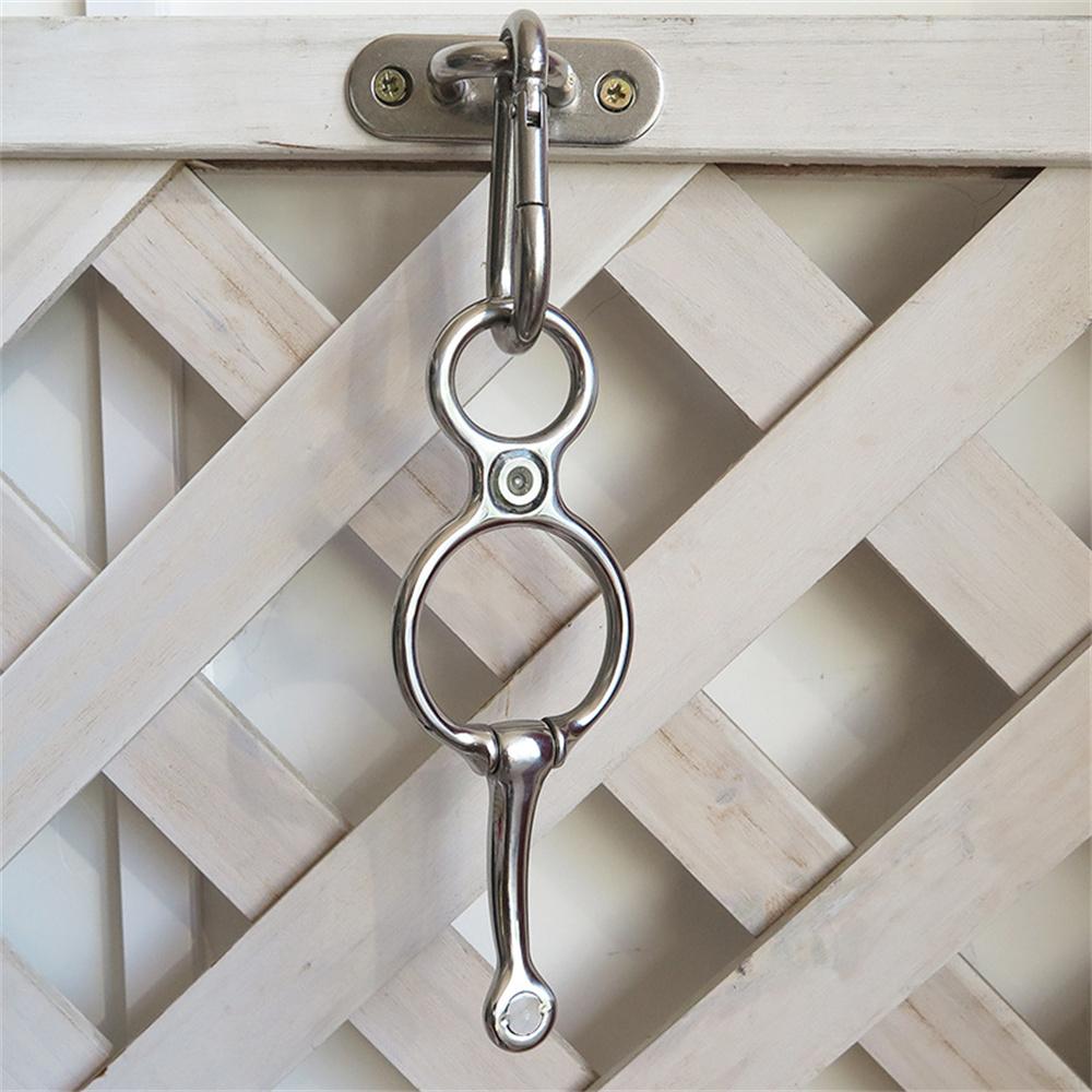 Stainless Steel Horse Rope Tie Ring Rope Release Device Set For Equestrian Needs