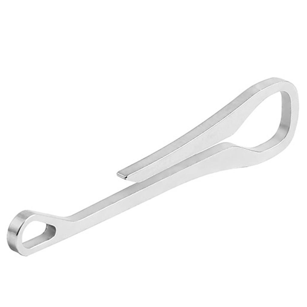 2 Pcs Stainless Steel Keychain Pocket Clip Portable Hanging Buckle Key Rings Holder Waist Clip for Men Women Durable