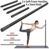 Yoga Stick 5 Ft Stretching Stick Adjustable Stretching Exercise Stick with Non-Slip Handle Stretch Stick for Exercise Stretching