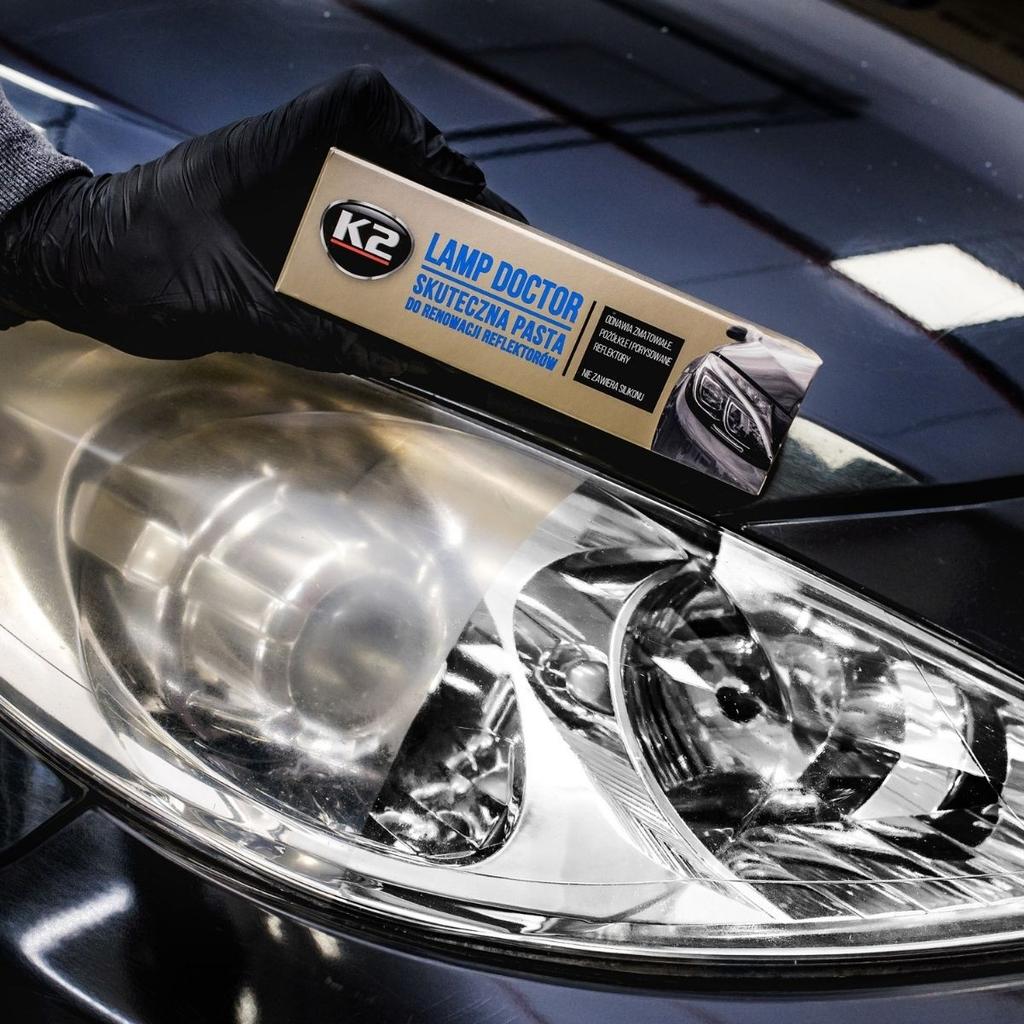 Паста для восстановления фар k2 lamp doctor 60 г