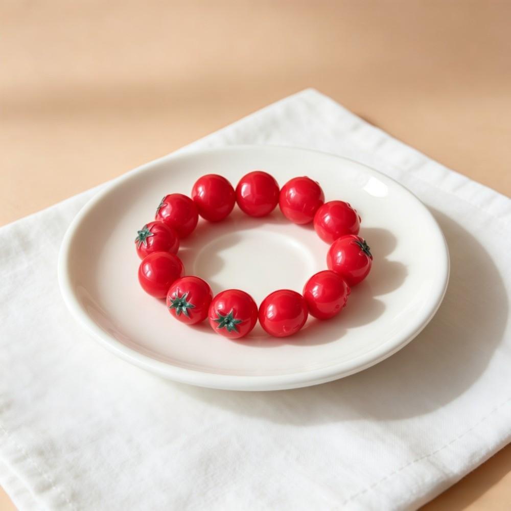 Cartoon Summer Dopamine Wrist Jewelry Resin Y2K Beaded Bracelet School Daily Casual Wear