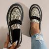 Fujin Denim Print Cloth Synthetic Leather Platform Wedge Sneaky Comfy High Brand Весенняя мода Осенняя повседневная обувь