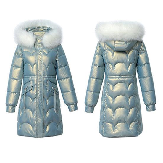 Женское зимнее хлопковое пальто с утолщенным мягким капюшоном из искусственного меха, гладкое, облегающее, с сохранением тепла, ветрозащитное, средней длины с капюшоном, с длинным рукавом, на молнии