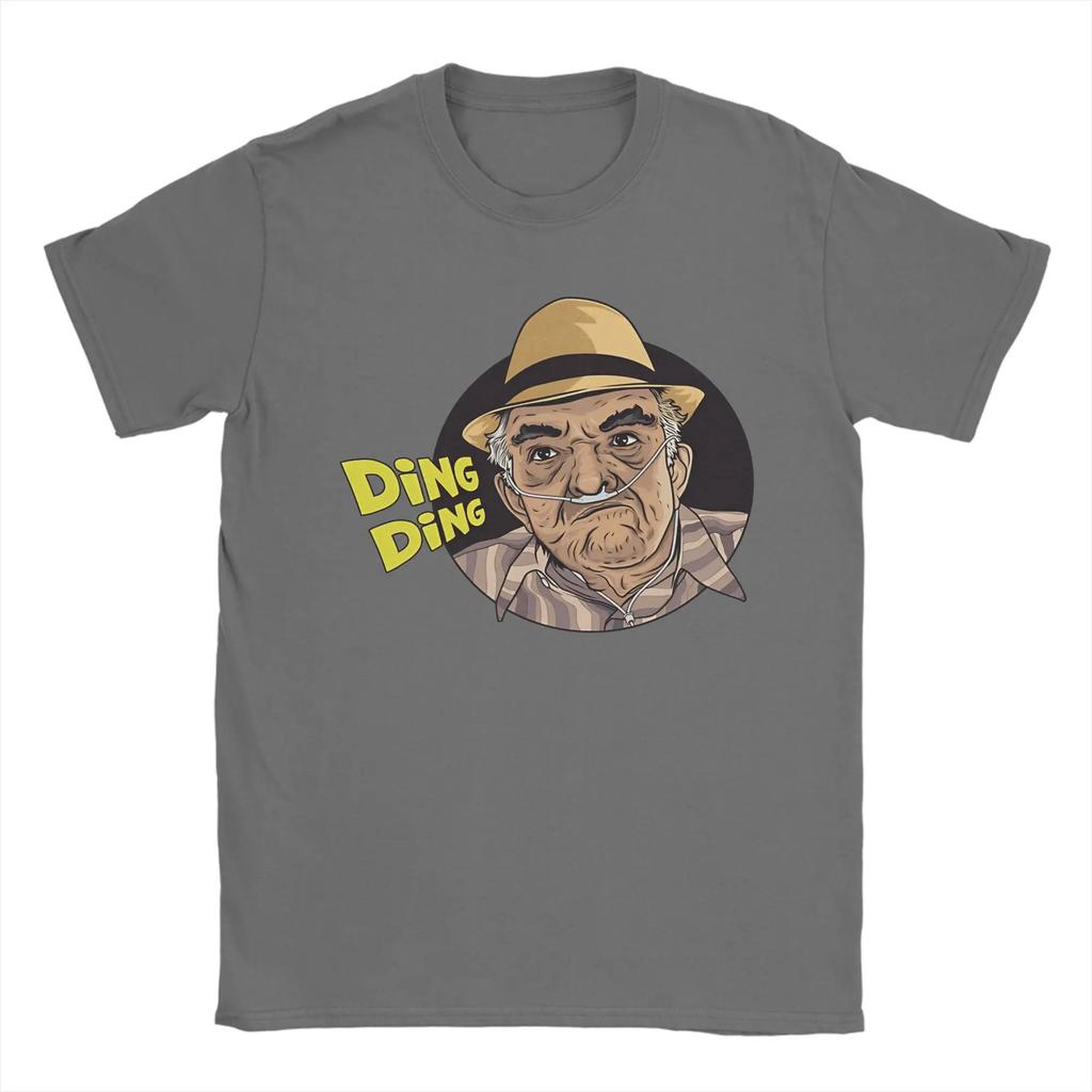 Don Hector Ding Ding TShirt Beach Breaking Bad Pure Cotton T Shirts For Male Harajuku Printed Tee Shirt Aesthetic Clothes