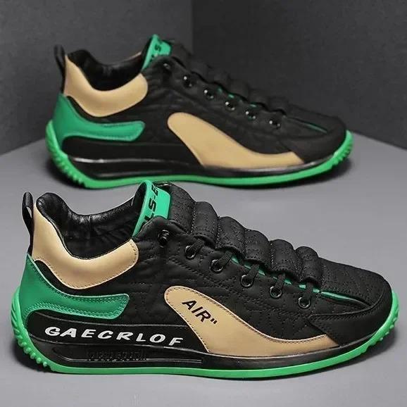 Модные мужские кроссовки для бега, спортивные кроссовки для улицы, мужские вулканизированные туфли, повседневные кроссовки на плоской подошве для мужчин, обувь 2025, новая брендовая обувь