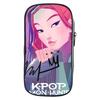 KPOP Girls Cartoon Pencil Case Elementary School Pencil Case Stationery Bag Children's Pencil Case Anime Print