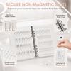 150pcs Plastic Nail Color Display Book Nail Polish Card Holder  Personal Art Organization