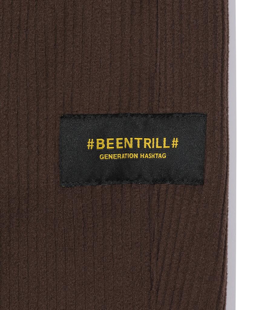 Вельветовые флисовые спортивные штаны BEENTRILL (Шоколад)