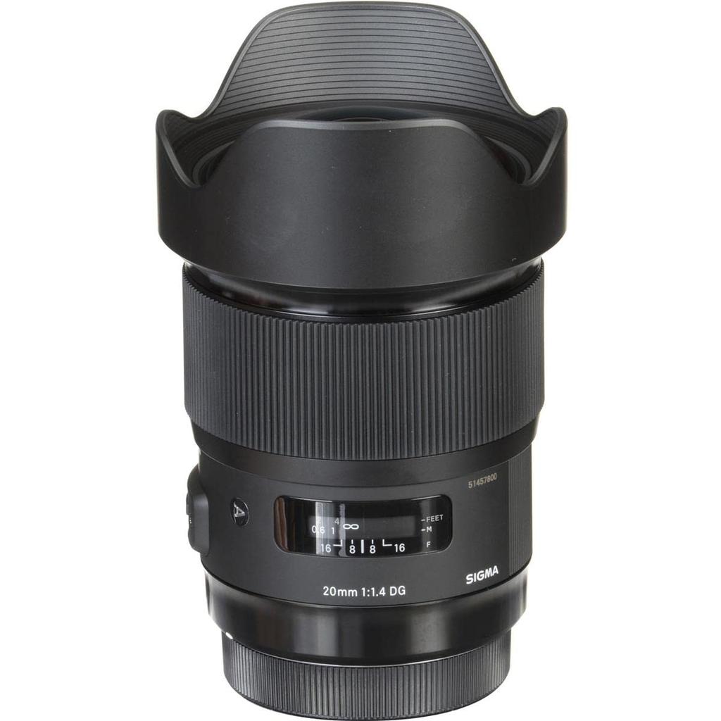 Sigma Однофокусный широкоугольный объектив Art 20 мм DG HSM для Nikon Full Size Совместимый F1.4