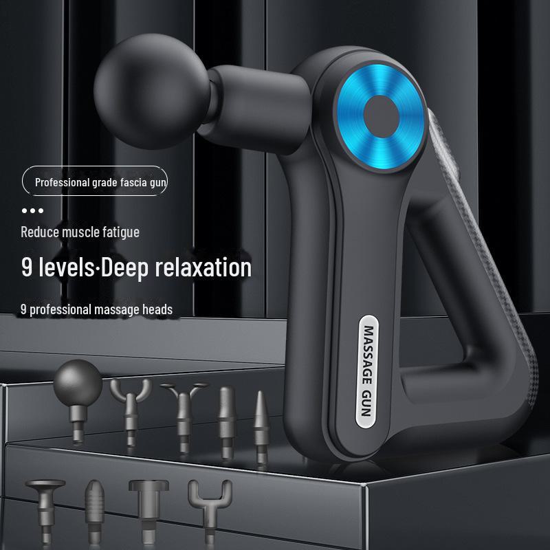 8891 Компактный треугольный USB-пистолет для массажа фасций с электрической мышечной релаксацией